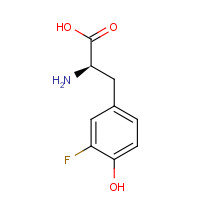 64024-06-2 3-FLUORO-D-TYROSINE chemical structure