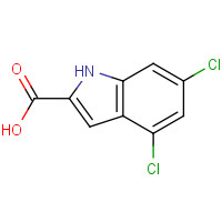 101861-63-6 4,6-Dichloro-1H-indole-2-carboxylic acid chemical structure