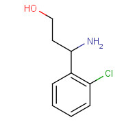 21464-51-7 3-AMINO-3-(2-CHLORO-PHENYL)-PROPAN-1-OL chemical structure
