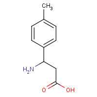68208-18-4 3-Amino-3-(4-methylphenyl)propionic acid chemical structure