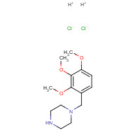 13171-25-0 Trimetazidine dihydrochloride chemical structure