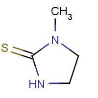 13431-10-2 1-Methyl-2-imidazolidinethione chemical structure