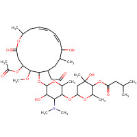 16846-24-5 JOSAMYCIN chemical structure
