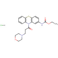 29560-58-5 MORACIZINE HYDROCHLORIDE chemical structure