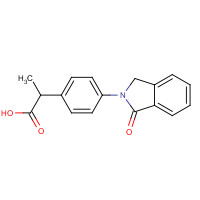 31842-01-0 ALPHA-METHYL-P-[1-OXO-2-ISOINDOLINYL]-BENZENEACETIC ACID chemical structure