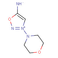 33876-97-0 3-MORPHOLINOSYDNONIMINE chemical structure