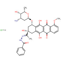 36508-71-1 ZORUBICIN HCL chemical structure