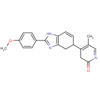 74150-27-9 4,5-Dihydro-6-[2-(4-methoxyphenyl)-1H-benzimidazol-5-yl]-5-methyl-3(2H)-pyridazinone chemical structure