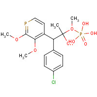 76541-72-5 (4-CHLOROPHENYL)(DIMETHOXYPHOSPHINYL)METHYL PHOSPHORIC ACID DIMETHYL ESTER chemical structure