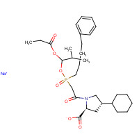 88889-14-9 Fosinopril sodium chemical structure