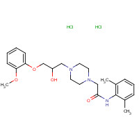 95635-56-6 Ranolazine dihydrochloride chemical structure
