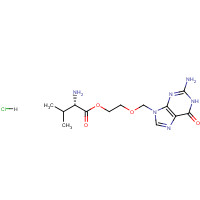 124832-27-5 Valacyclovir hydrochloride chemical structure
