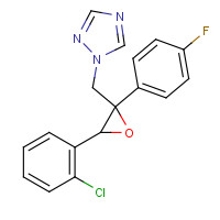 135319-73-2 (2RS,3SR)-1-[3-(2-chlorophenyl)-2,3-epoxy-2-(4-fluorophenyl)propyl]-1H-1,2,4-triazole chemical structure