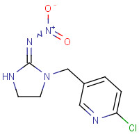138261-41-3 1-((6-Chloro-3-pyridinyl)methyl)-N-nitro-imidazolidinimine chemical structure