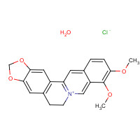 141433-60-5 Berberine chloride hydrate chemical structure
