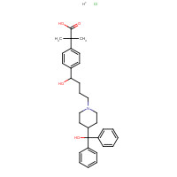 153439-40-8 Fexofenadine hydrochloride chemical structure