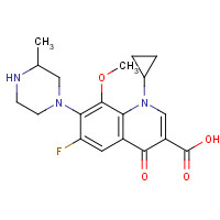 160738-57-8 Gatifloxacin hydrochloride chemical structure