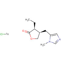 54-71-7 (+)-Pilocarpine hydrochloride chemical structure