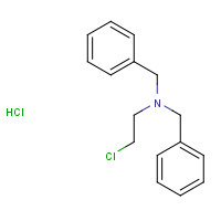 55-43-6 N-(2-CHLOROETHYL)DIBENZYLAMINE HYDROCHLORIDE chemical structure