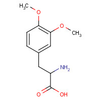 55-59-4 (S)-2-AMINO-3-(3,4-DIMETHOXY-PHENYL)-PROPIONIC ACID chemical structure