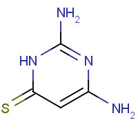 56-08-6 2,4-DIAMINO-6-MERCAPTOPYRIMIDINE chemical structure