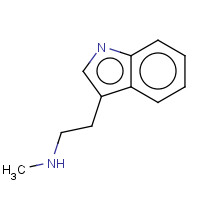 61-49-4 3-(2-Methylaminoethyl)indole chemical structure