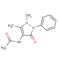 83-15-8 4-ACETAMIDOANTIPYRINE chemical structure