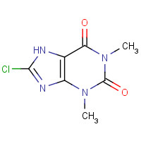 85-18-7 8-Chlorotheophylline chemical structure