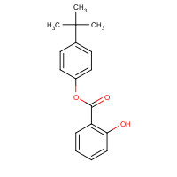 87-18-3 SALICYLIC ACID 4-TERT-BUTYLPHENYL ESTER chemical structure