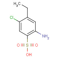 88-56-2 6-CHLORO-3-AMINOETHYLBENZENE-4-SULFONIC ACID chemical structure