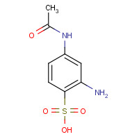 88-64-2 4-Acetamido-2-aminobenzenesulfonic acid chemical structure