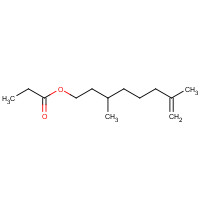 105-89-5 RHODINYL PROPIONATE chemical structure