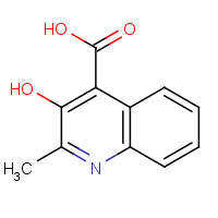 117-57-7 3-Hydroxy-2-methyl-4-quinolinecarboxylic acid chemical structure