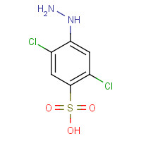 118-89-8 2,5-DICHLORO-4-HYDRAZINOBENZENESULFONIC ACID chemical structure