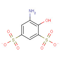 120-98-9 5-Amino-4-hydroxybenzene-1,3-disulphonic acid chemical structure