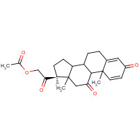 125-10-0 Prednisone 21-acetate chemical structure