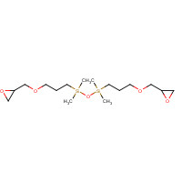 126-80-7 1,3-BIS(3-GLYCIDOXYPROPYL)TETRAMETHYLDISILOXANE chemical structure