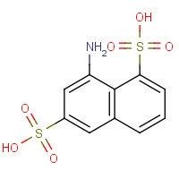 129-91-9 8-Aminonaphthalene-1,6-disulfonic acid chemical structure