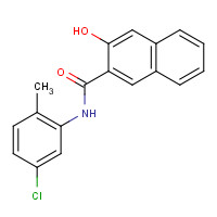 135-63-7 N-(5-Chloro-2-methylphenyl)-3-hydroxynaphthalene-2-carboxamide chemical structure