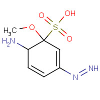 138-28-3 3-METHOXY-4-AMINO AZO BENZENE-3'-SULFONIC ACID chemical structure