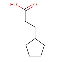 140-77-2 3-Cyclopentylpropionic acid chemical structure