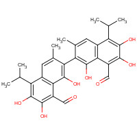 303-45-7 GOSSYPOL chemical structure
