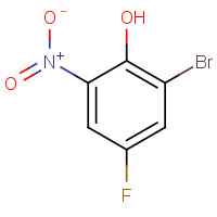 320-75-2 2-BROMO-4-FLUORO-6-NITROPHENOL chemical structure