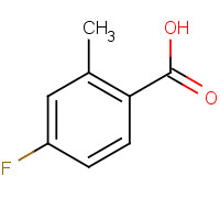 321-21-1 4-Fluoro-2-methylbenzoic acid chemical structure
