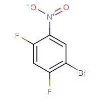 345-24-4 1-BROMO-2,4-DIFLUORO-5-NITROBENZENE chemical structure