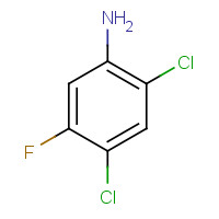 348-64-1 2,4-DICHLORO-5-FLUOROANILINE chemical structure