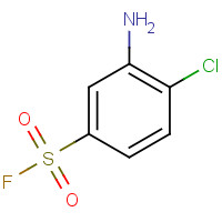 368-72-9 3-AMINO-4-CHLOROBENZENESULFONYL FLUORIDE chemical structure
