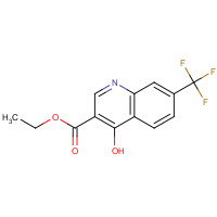 391-02-6 ETHYL 4-HYDROXY-7-(TRIFLUOROMETHYL)QUINOLINE-3-CARBOXYLATE chemical structure