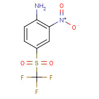 400-23-7 2-NITRO-4-(TRIFLUOROMETHYLSULFONYL)ANILINE chemical structure