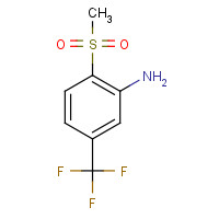 402-19-7 2-(METHYLSULFONYL)-5-(TRIFLUOROMETHYL)ANILINE chemical structure